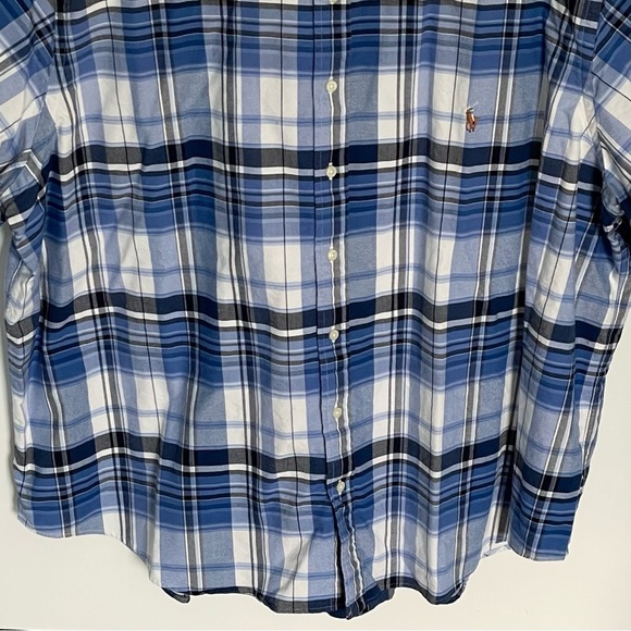 Polo Ralph Lauren short sleeve button down Shirt 3XB big tall 47036 - Picture 11 of 12